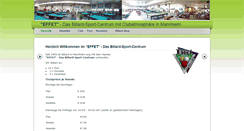 Desktop Screenshot of billard-mannheim.de